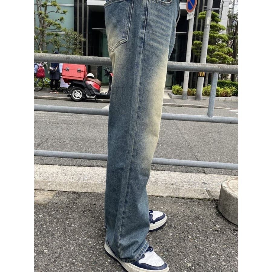 ヴィンテージ ワイドレッグ デニムパンツ[品番：LFTW0000156