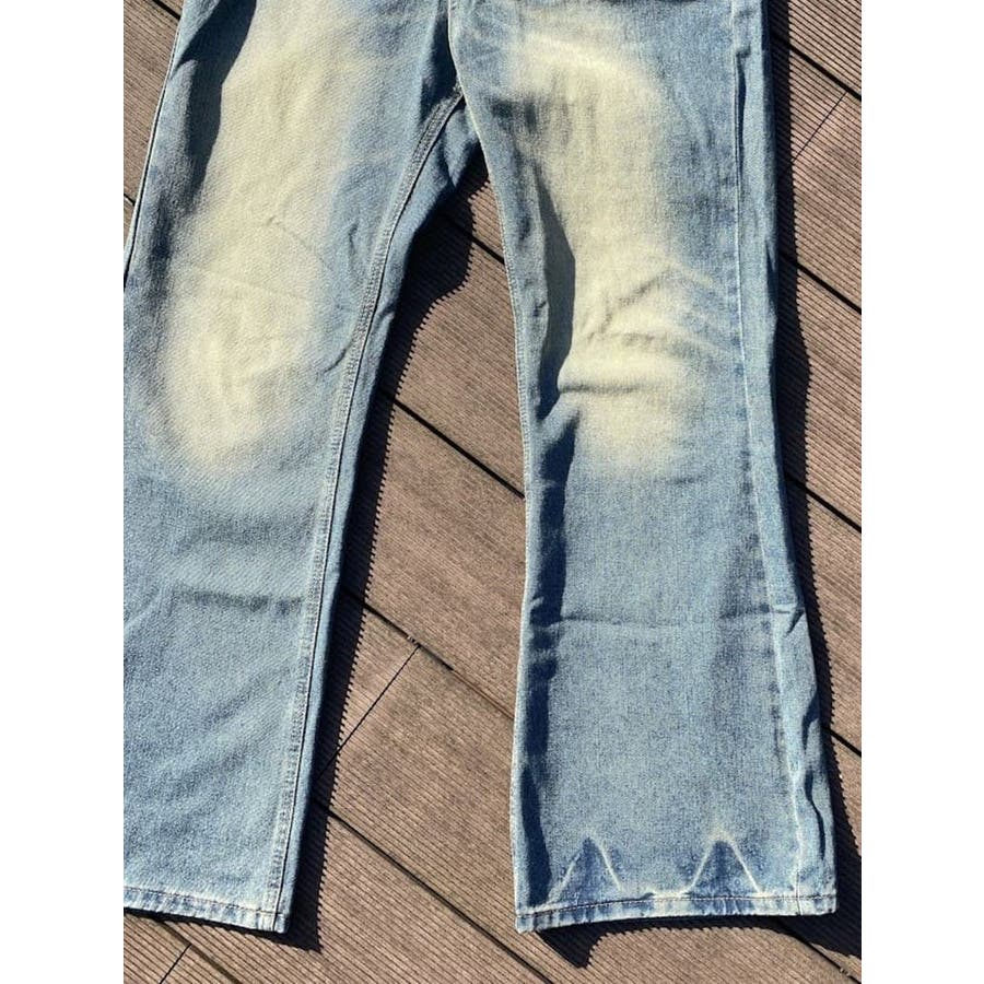 ヴィンテージ ワイドレッグ デニムパンツ[品番:LFTW0000156 ヴィンテージ ワイドレッグ デニムパンツ[品番:LFTW0000156