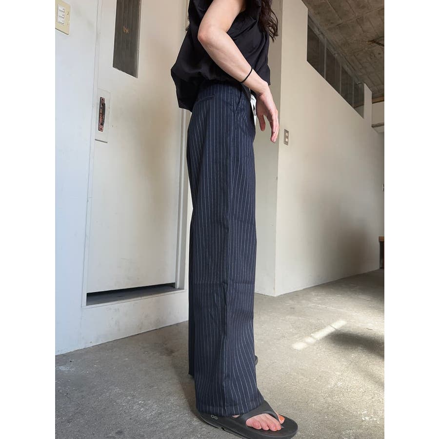 ウエスト配色ストライプパンツ[品番：LFTW0000404]｜SHOPLIST