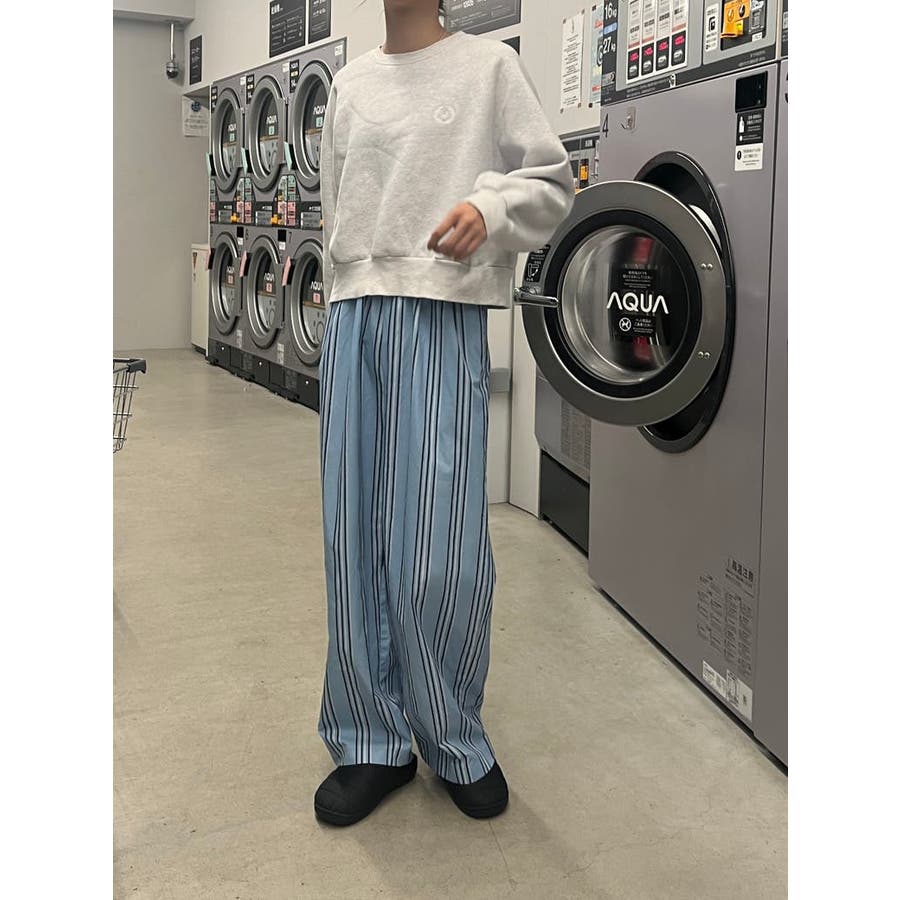 ストライプ イージー パンツ[品番：LFTW0000266]｜SHOPLIST
