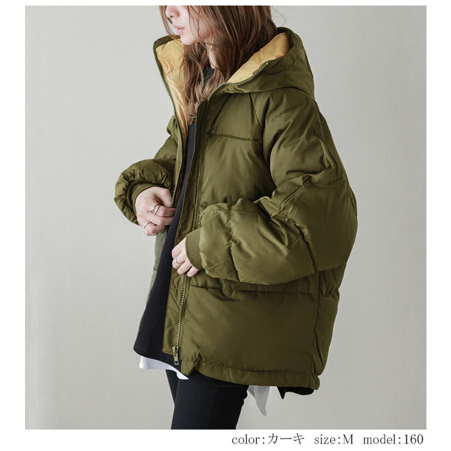 レミリーフカーキ フード付きジャケット　新作新品 REMI RELIEF/レミ レリーフ】 HOOD JACKET WITH FUR（その他ジャケット