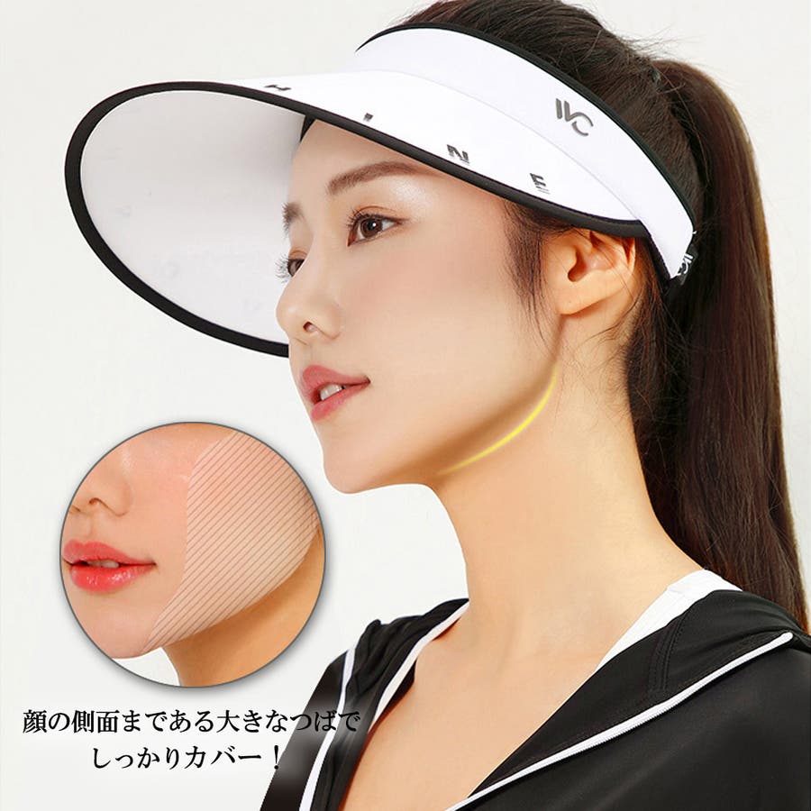 サンバイザー ゴルフ 帽子[品番：RTSW0001232]｜cici bella