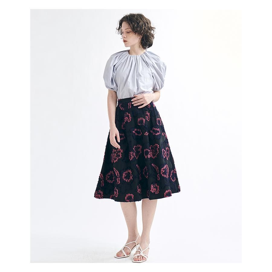 【2024春夏新色】 フラワージャガードスカート[品番：LAVW0004188]｜LANVIN en スカート