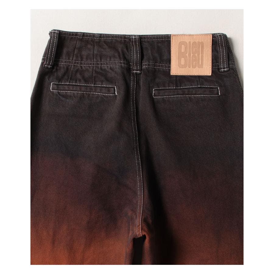 グラデーションバギーデニムパンツ[品番：LAVW0011007]｜LANVIN en 