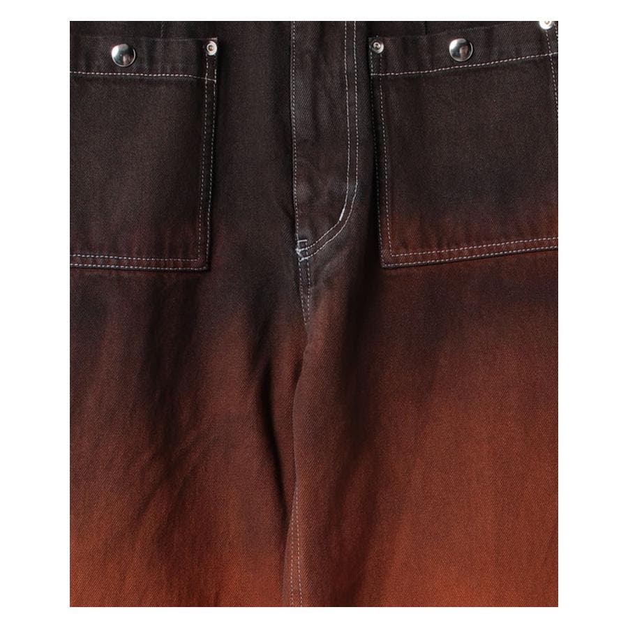 グラデーションバギーデニムパンツ[品番：LAVW0011007]｜LANVIN en 