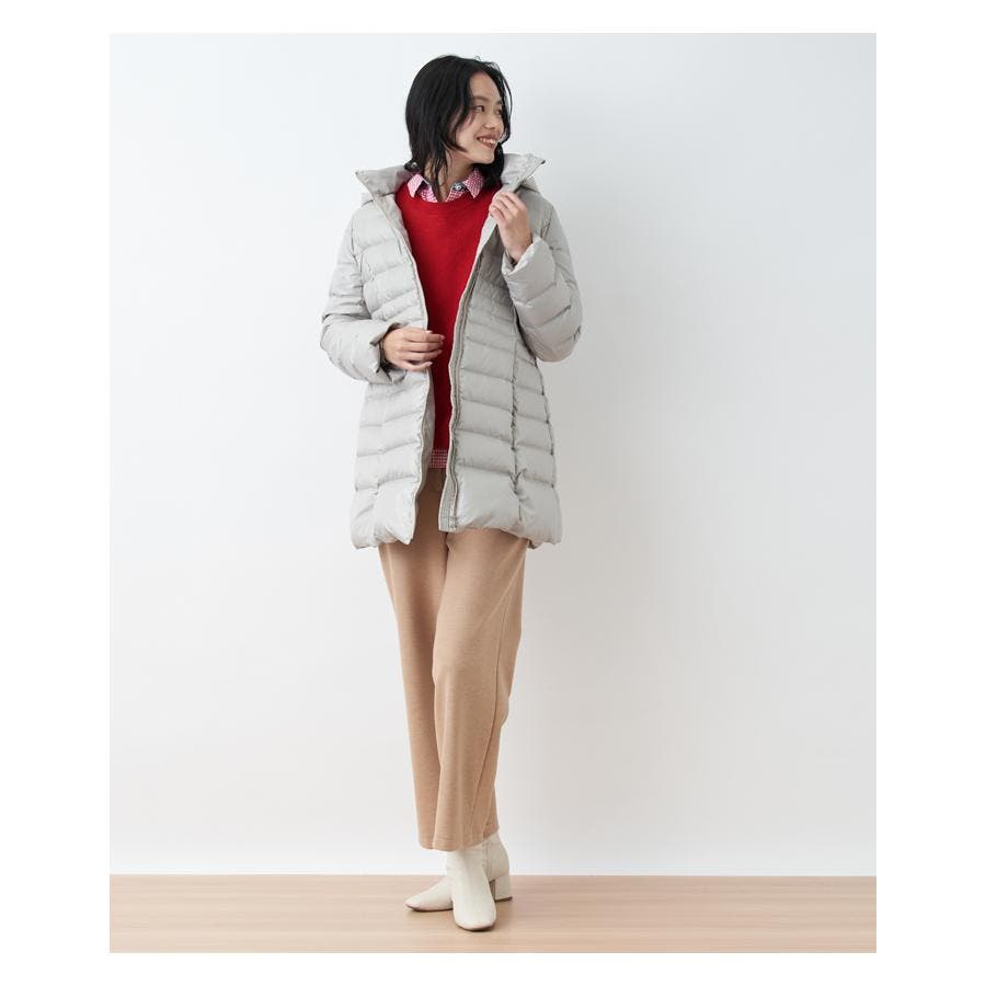 美品【CARA O CRUZ/キャラオクルス】ジャケット ダウン90% 軽量 L