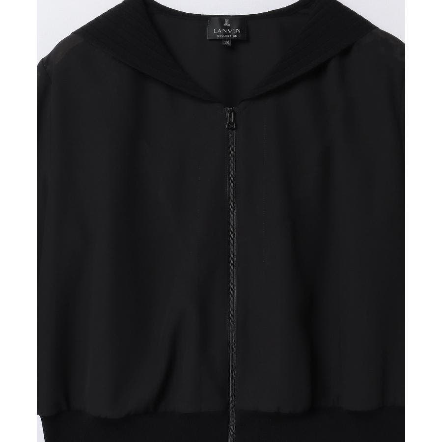 無料クーポン配布 アプリ セーラーカラージップジャケット[品番：LAVW0014966]｜LANVIN ジャケット・アウター