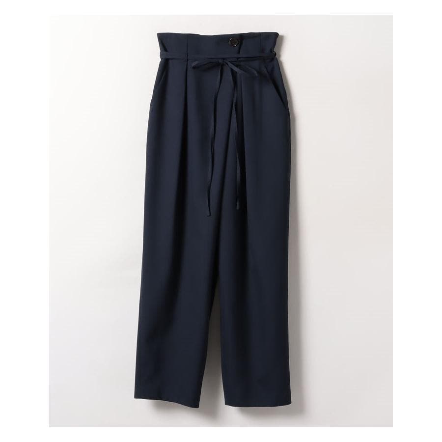 人気 ウエストリボンラップパンツ[品番：LAVW0004216]｜LANVIN en パンツ