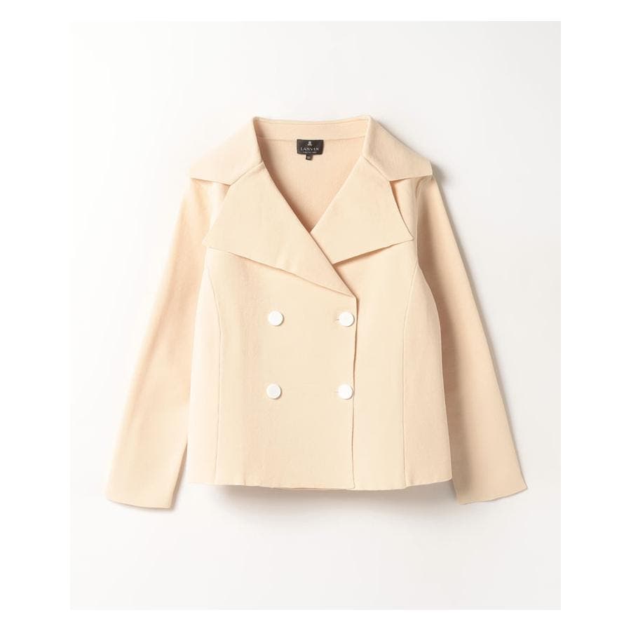 新品 LANVIN ダブルブレスト ジャケット ウール 定価11.5 ダブルブレステッドジャケット[品番：LAVW0007862]｜LANVIN COLLECTION