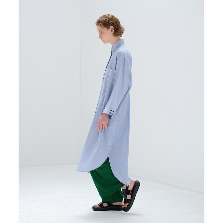 ストライプシャツワンピース[品番：LAVW0010274]｜LANVIN en Bleu 
