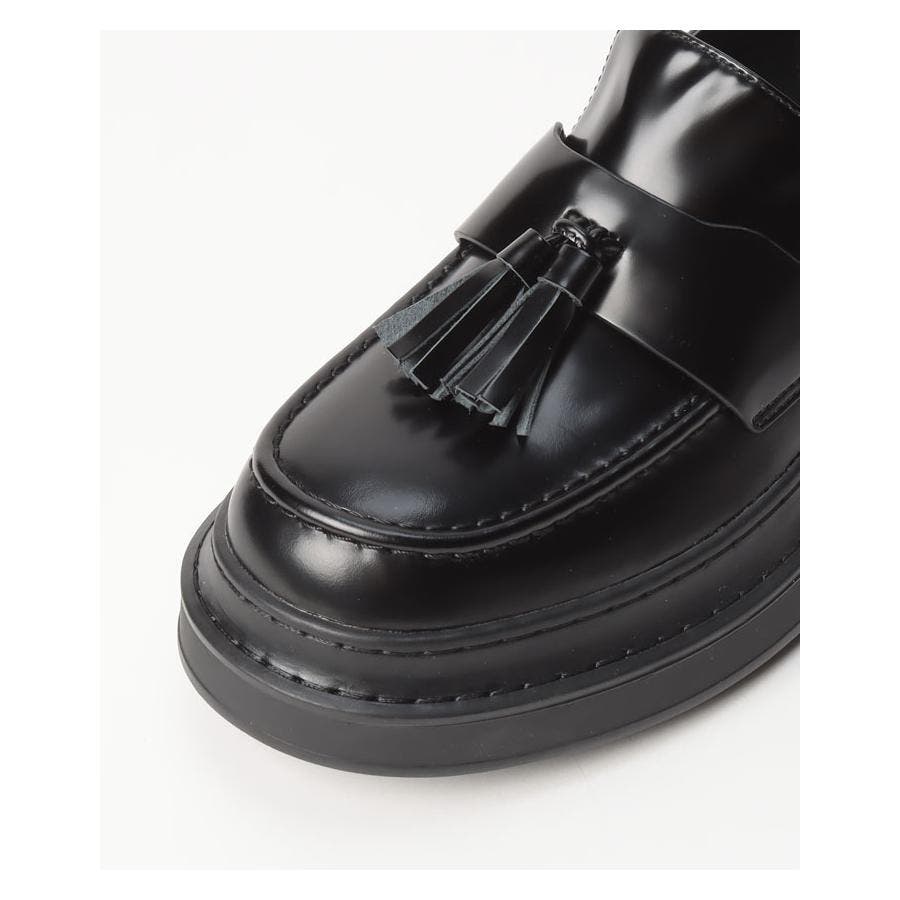 ランバン オン ブルー LANVIN en Bleu 厚底タッセルローファー