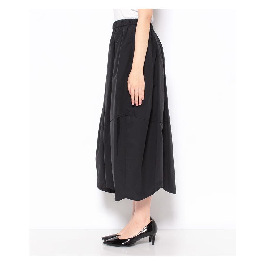 コットンナイロンダンプコクーンゴムスカート[品番：LAVW0004289]｜LANVIN en Bleu（ランバンオンブルー ）のレディースファッション通販｜SHOPLIST（ショップリスト）