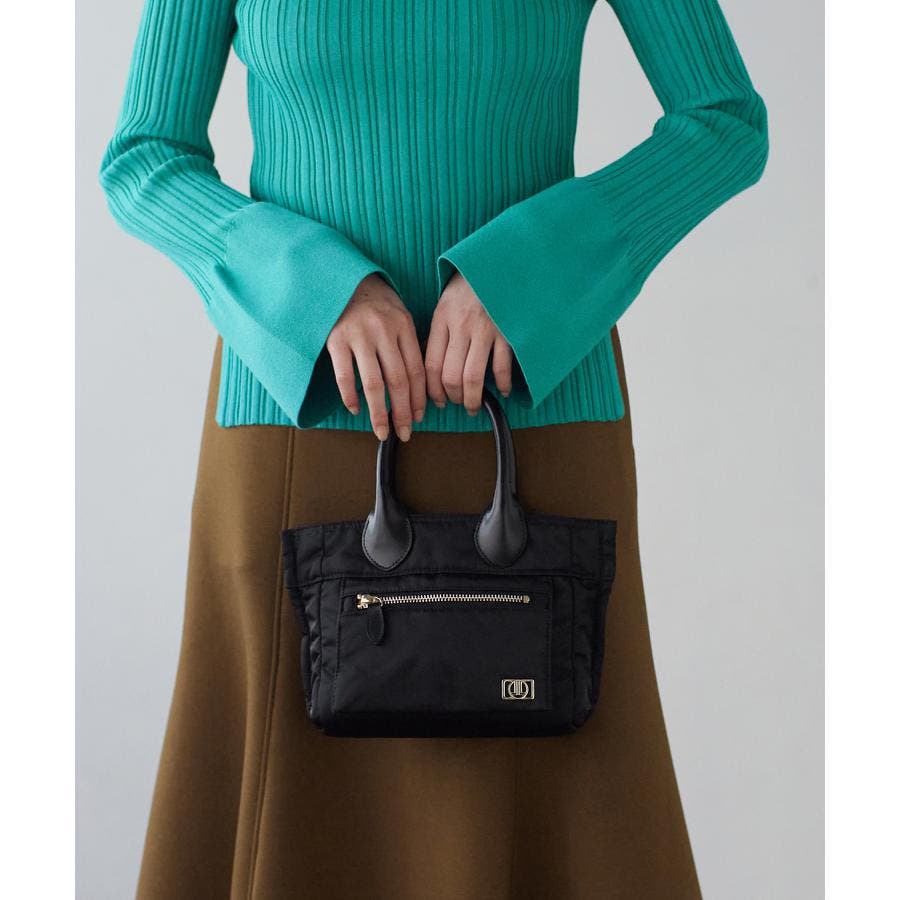 レザーコンビパテッドトート小[品番：LAVW0007758]｜LANVIN en Bleu  