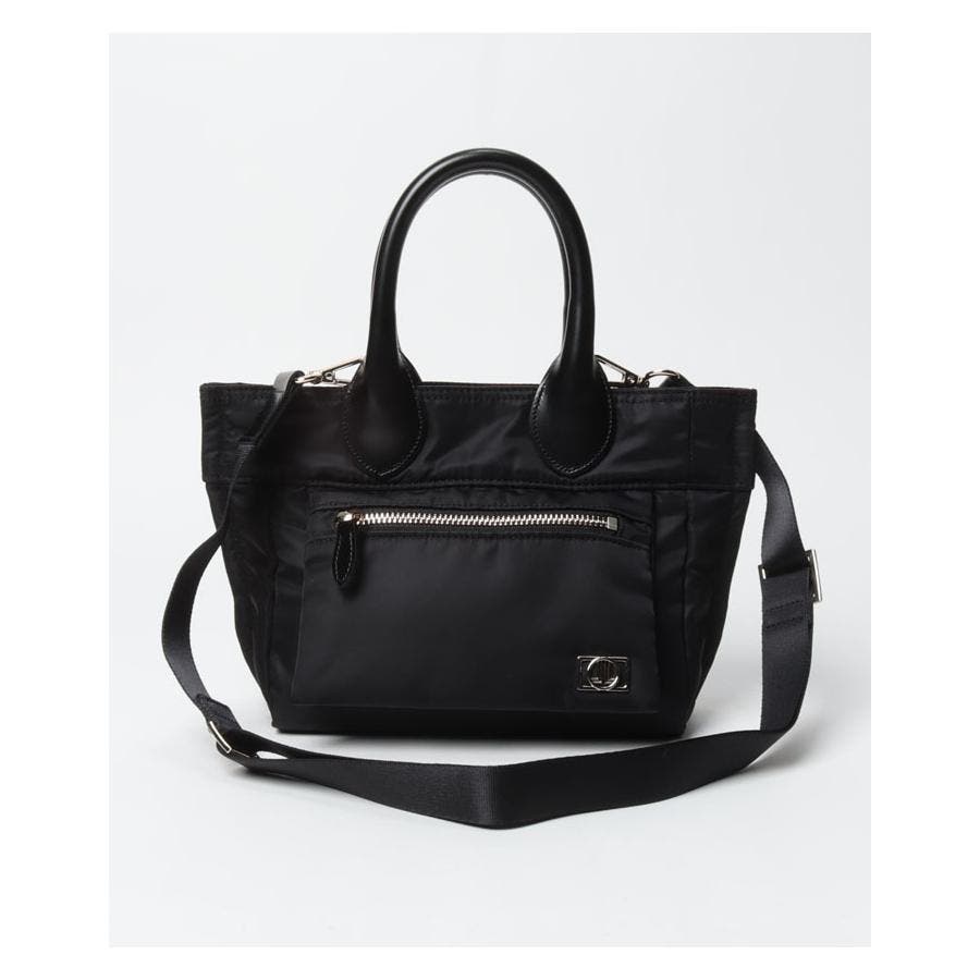 レザーコンビパテッドトート小[品番：LAVW0007758]｜LANVIN en Bleu  