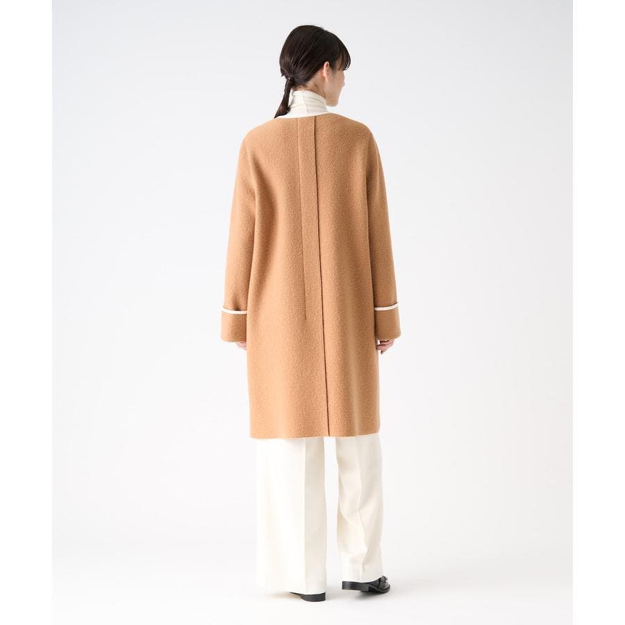 圧縮ウールパイピングコート[品番：LAVW0018205]｜LANVIN COLLECTION