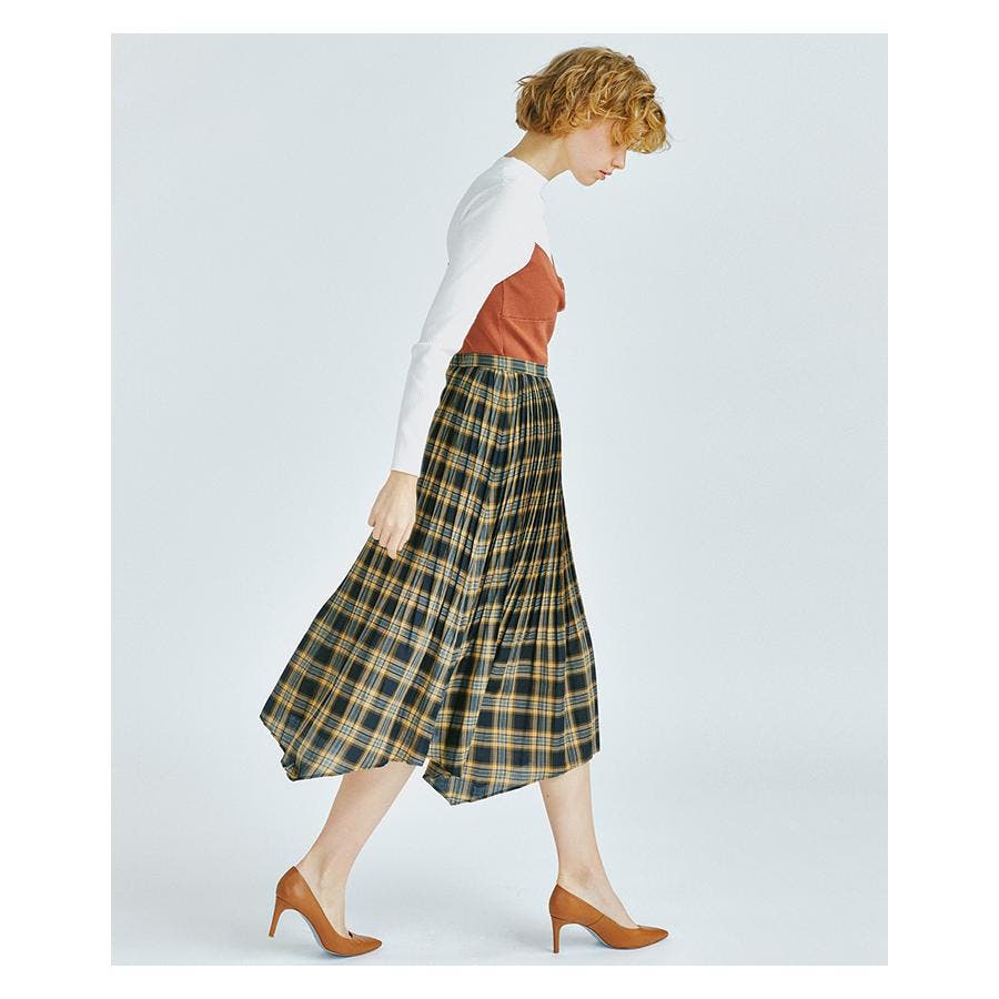 ブロードプリーツスカート[品番：LAVW0004179]｜LANVIN en Bleu（ランバンオンブルー ）のレディースファッション通販｜SHOPLIST（ショップリスト）