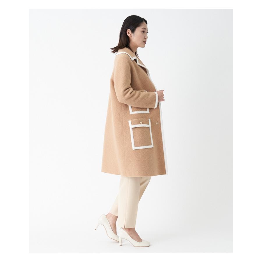 パイピングウールコート[品番：LAVW0007326]｜LANVIN COLLECTION