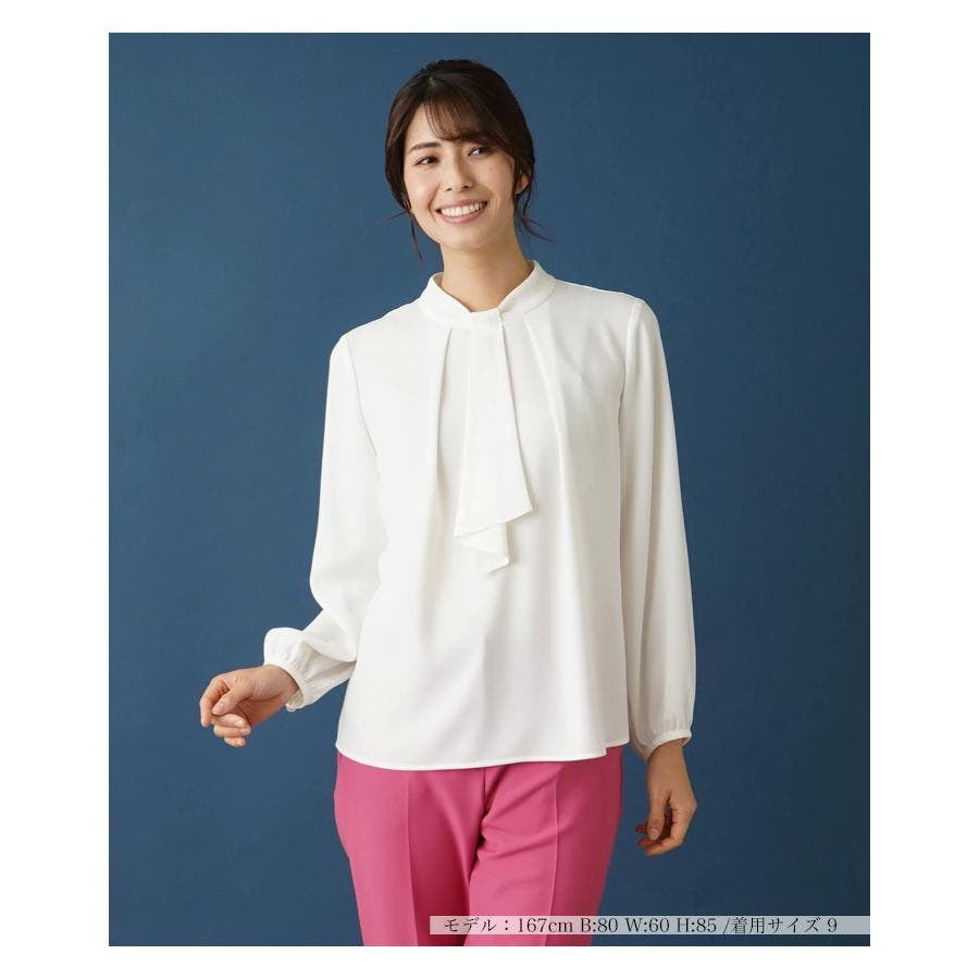 Leilian / レリアン ラッフルボウタイブラウス ラッフルボウタイブラウス[品番：LAVW0013343]｜Leilian