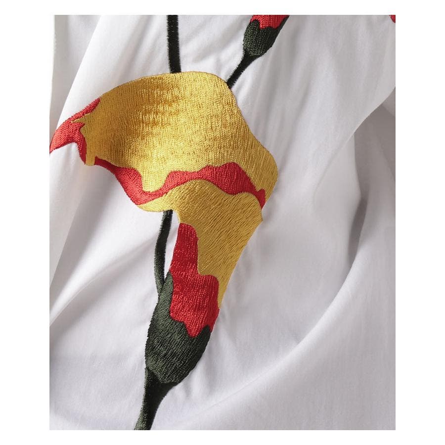 フラワー刺繍ブラウス[品番：LAVW0008491]｜LANVIN COLLECTION