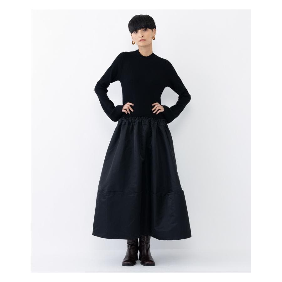ニットコンビワンピース[品番：LAVW0006113]｜LANVIN en Bleu