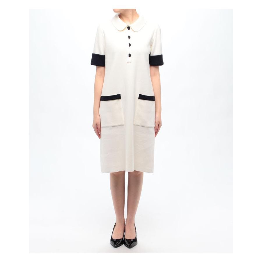 バイカラーワンピース[品番：LAVW0009140]｜LANVIN COLLECTION 