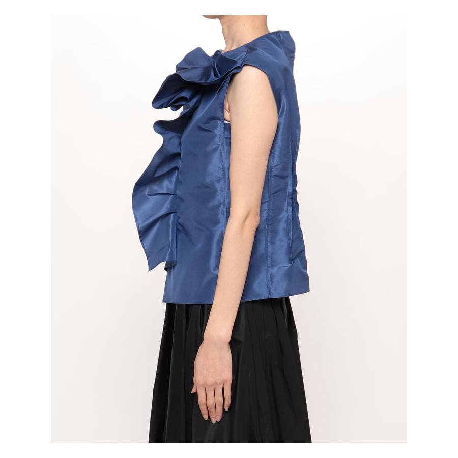 LANVIN COLLECTION｜キュプラシルクフレアスリーブブラウス