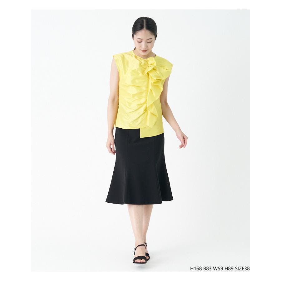 シルクフリルブラウス[品番：LAVW0007852]｜LANVIN COLLECTION