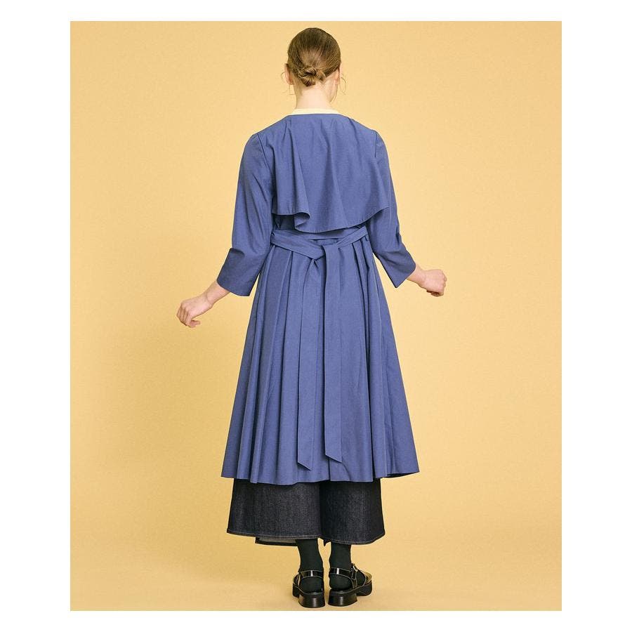 シャンブレーツイルドレストレンチコート[品番：LAVW0004212]｜LANVIN 