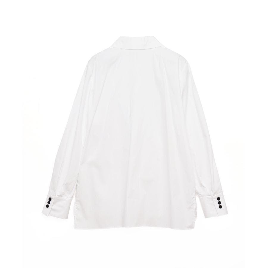 ボウタイ付きシャツブラウス[品番：LAVW0017429]｜LANVIN COLLECTION