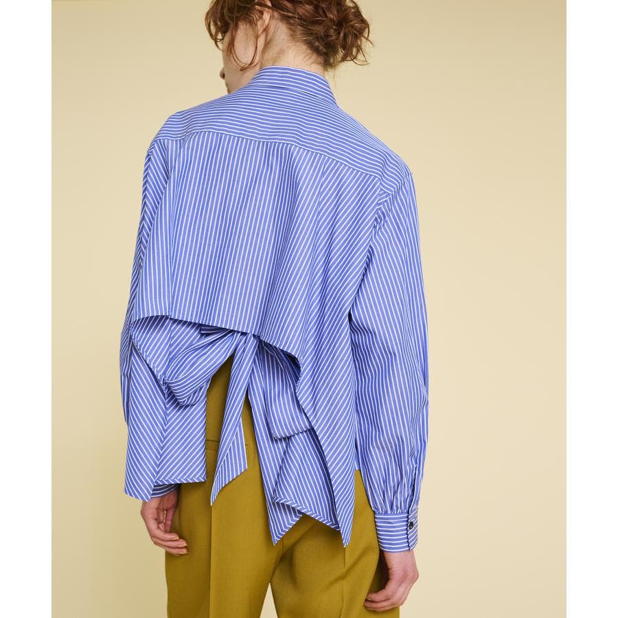 バックリボンシャツブラウス[品番：LAVW0004317]｜LANVIN en