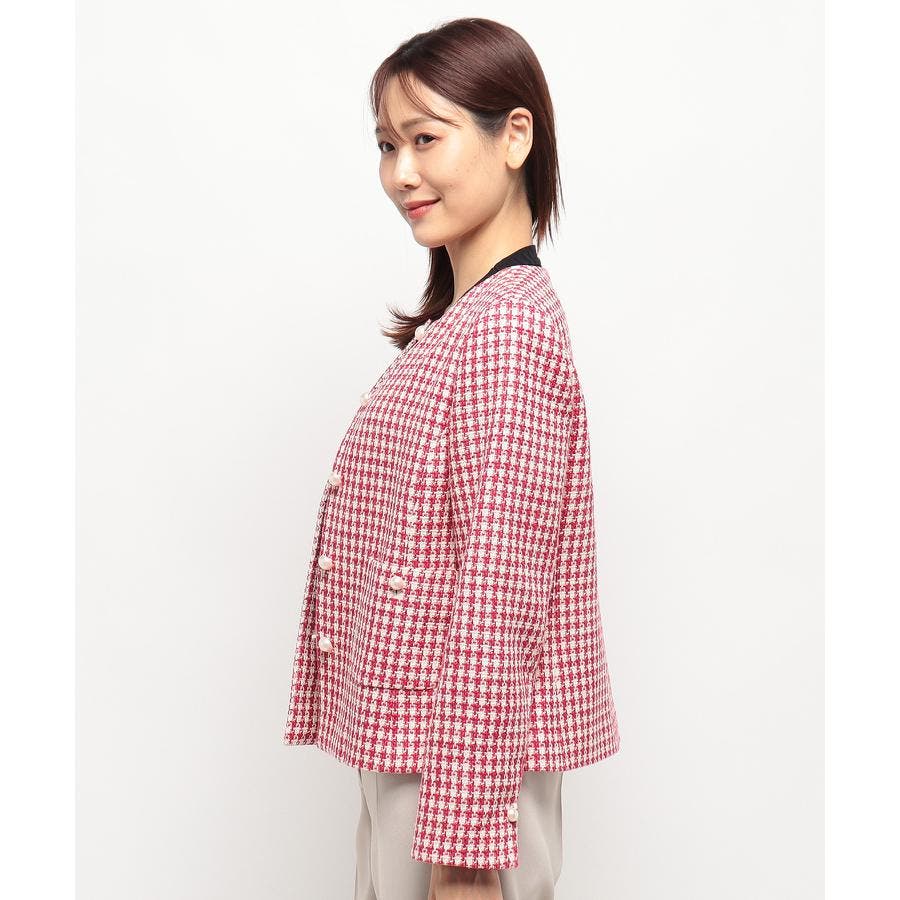 leilian - 【極美品】レリアン☆上品♪千鳥格子のコート 大きい