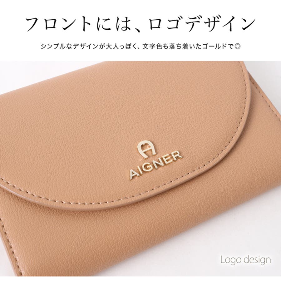 □新品□未使用□ AIGNER アイグナー レザー 二つ折り 財布 ウォレット ...