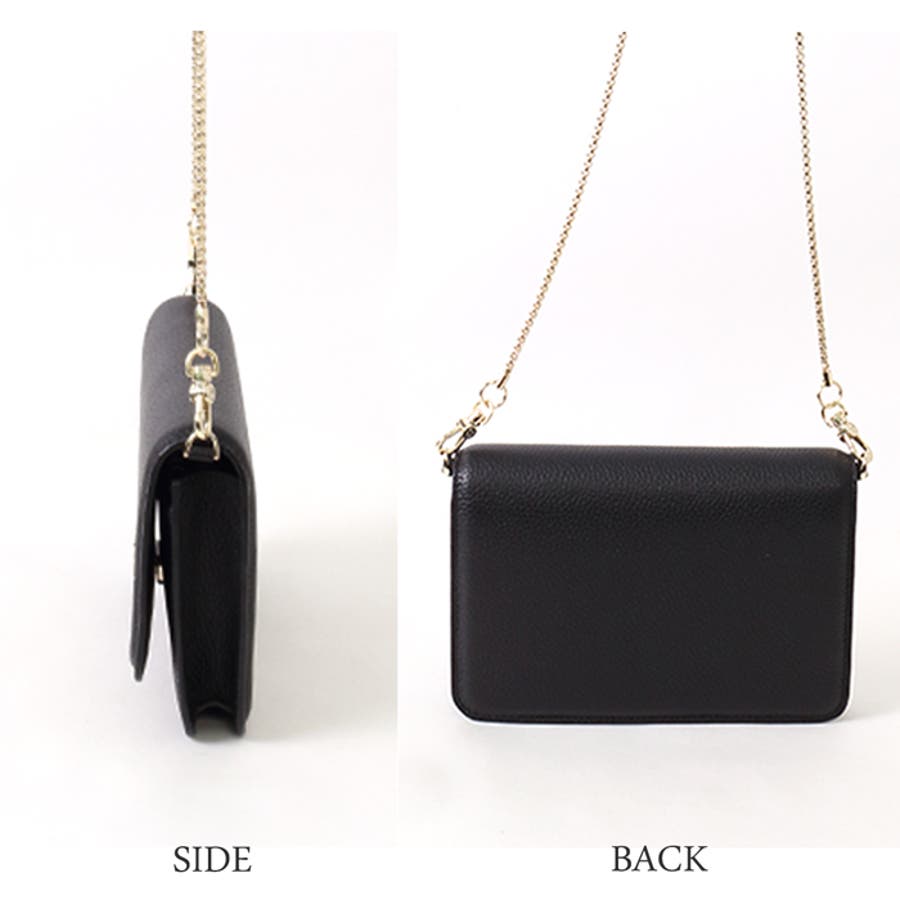 ✨希少✨AIGNER アイグナー ショルダーバック 本革 ブラック ロゴプレート AIGNER アイグナー ショルダーバッグ[品番：LFOW0003155]｜LFO
