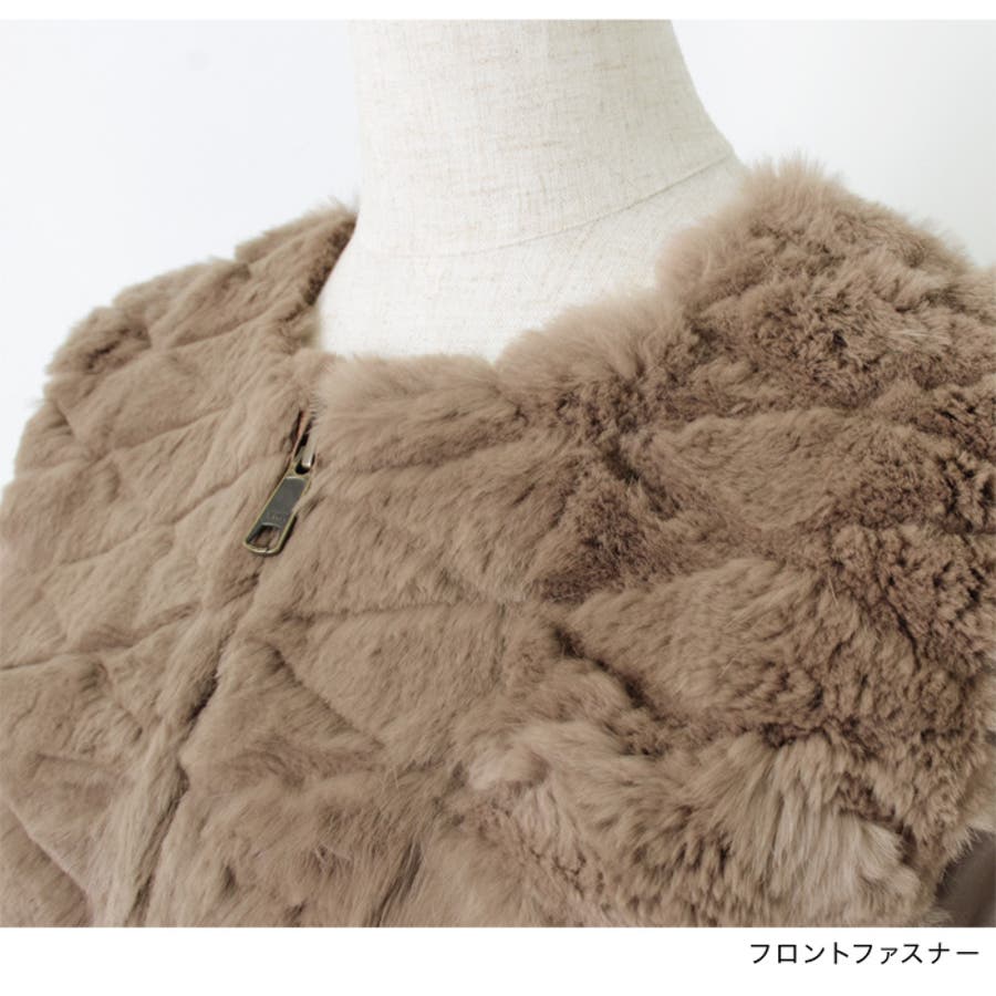 ラビットファー ファーコート ラビット[品番：LFOW0003447]｜LFO