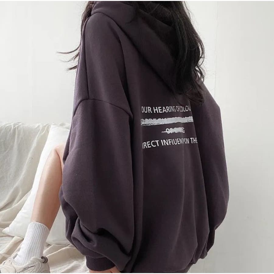 薄地バックプリントロゴパーカー[品番：LPSW0009442]｜LETee