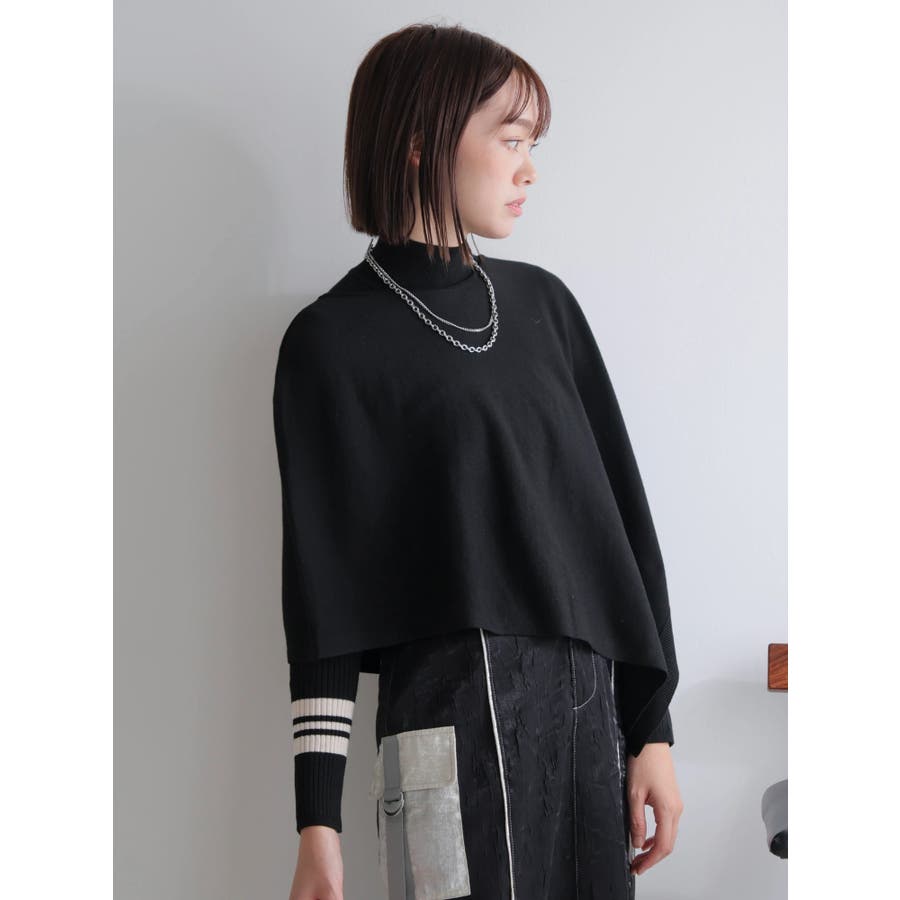 ケープセットラインリブニット[品番：LINW0002125]｜LADYMADE（レディメイド）のレディース ファッション通販｜SHOPLIST（ショップリスト）