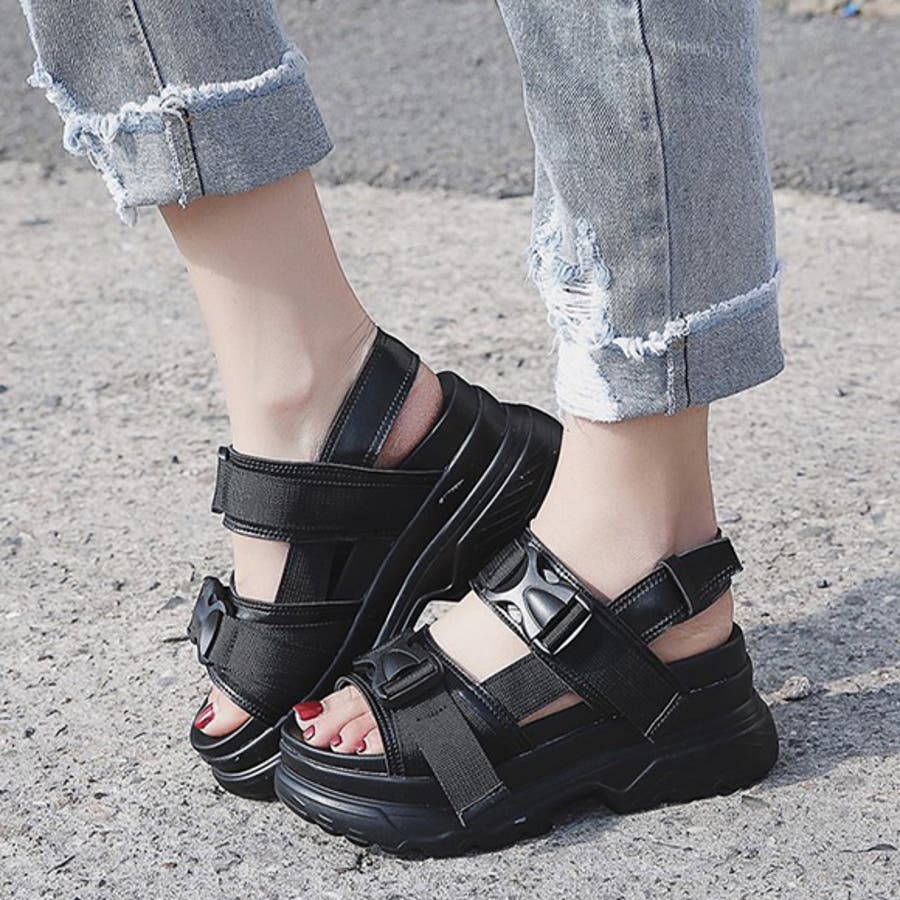 ELLUV 厚底サンダル EVOL｜厚底ベルトサンダル | Rakuten Fashion(楽天ファッション