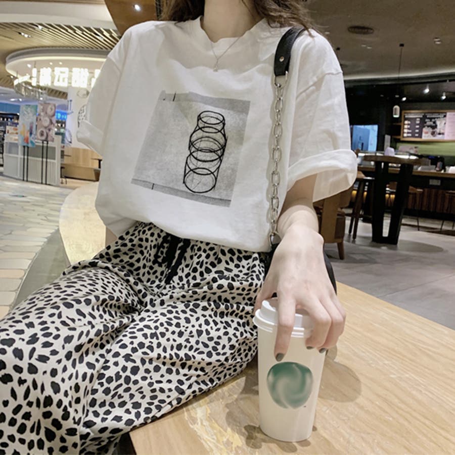 レオパード柄ロングパンツ レディース ボトムス[品番