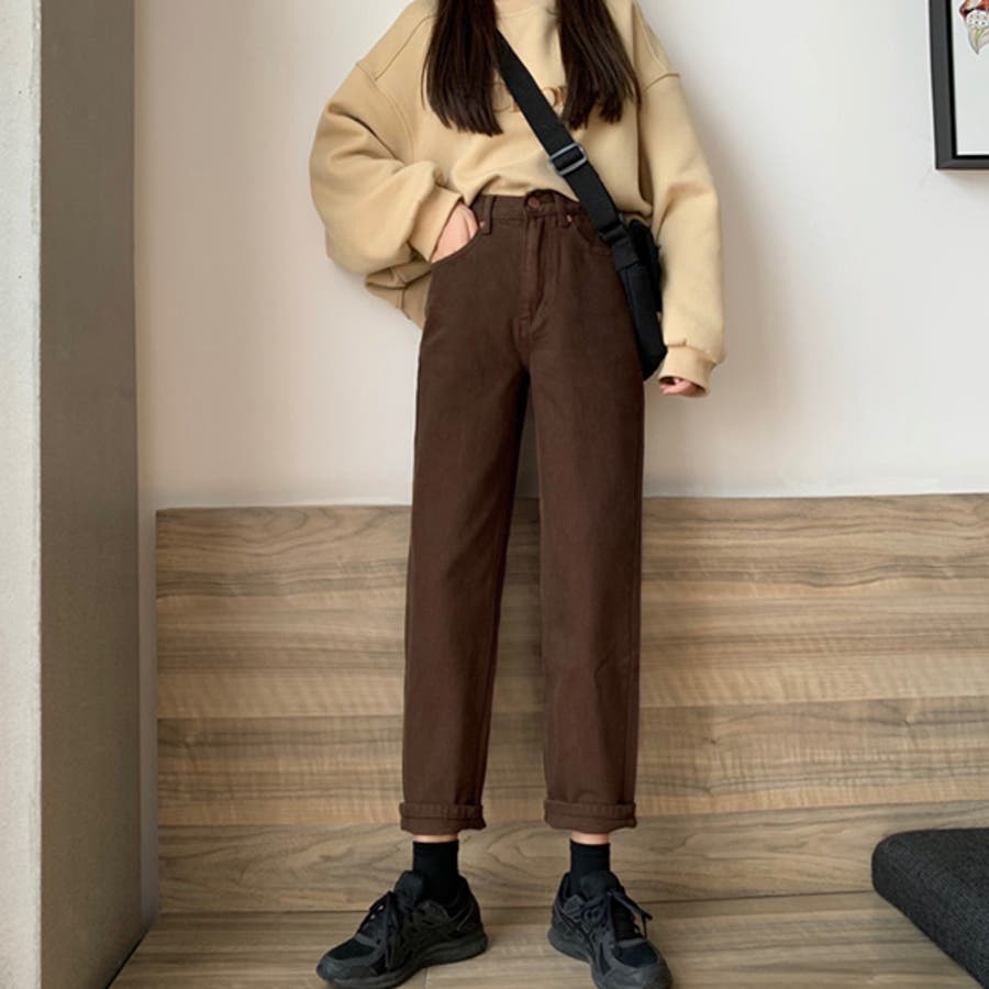 楽天市場 女コーデュロイハイウエストストレートパンツワンピースl Vl コンビニ受取対応商品 K8digitalservices Com