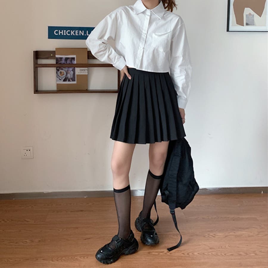 トップス ショート丈 シャツ[品番：ZI000008254]｜IRADOWL