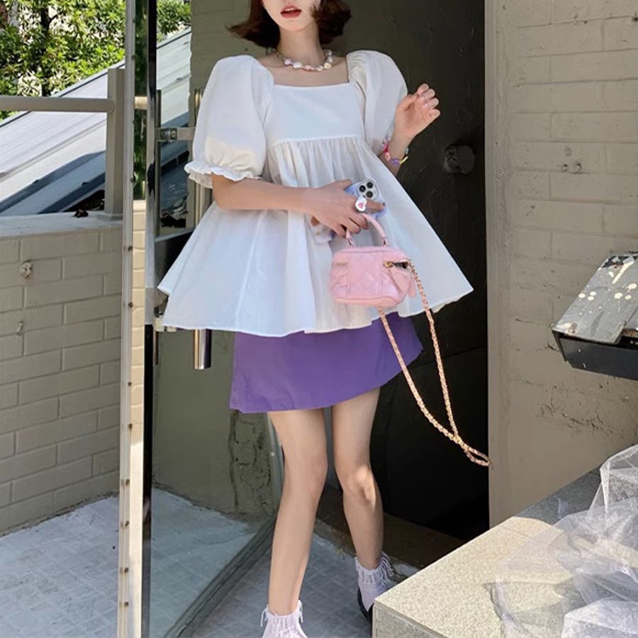 良好品】 アルベロベロ ブラウス Aライン シャツ/ブラウス(七分/長袖