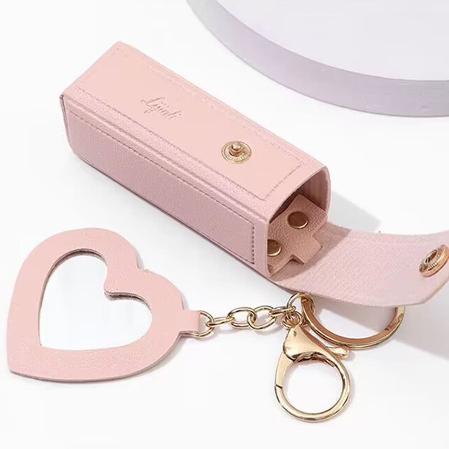 【期間限定特価】 あいちゃんさま専用】リップケース&ストラップ （リップケース 財布・ケース・小物入れ