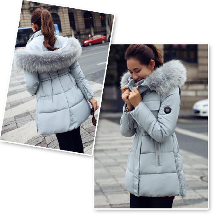 15秋冬新作 ファー付きダウンジャケットコート 品番 Lv Lovetiara ラブティアラ のレディース ファッション通販 Shoplist ショップリスト