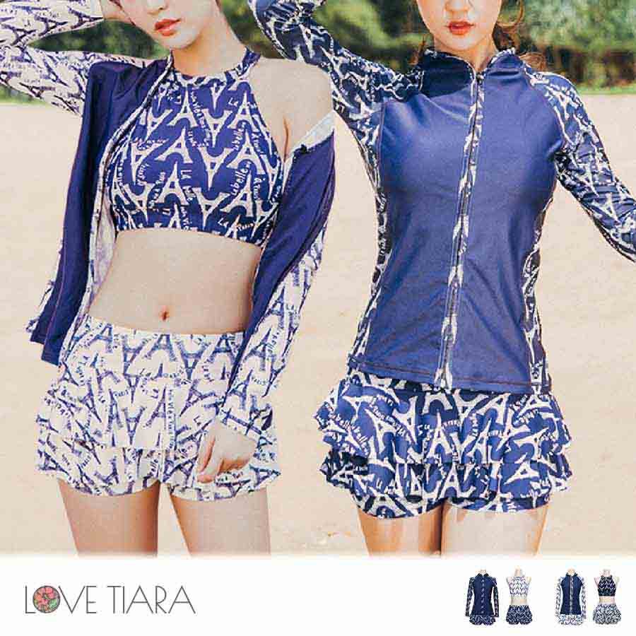 ラッシュガード付台形ビキニ 品番 Lv Lovetiara ラブティアラ のレディースファッション通販 Shoplist ショップリスト