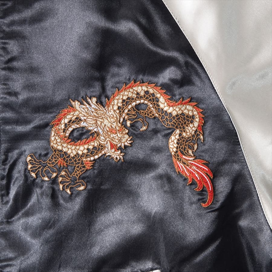 スカジャン 龍 虎[品番：LWSM0010467]｜ローコスのメンズ