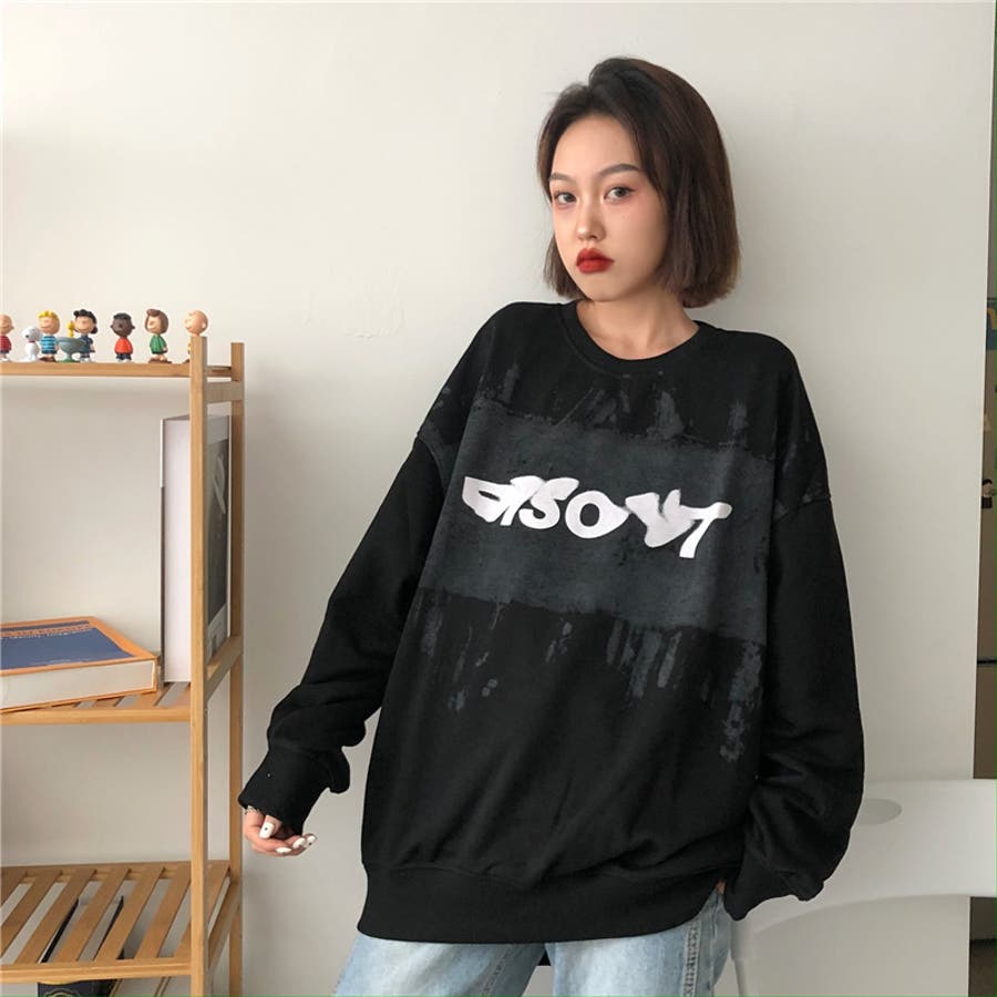 春物新作 長袖カジュアルパーカー プリント 品番 Eq Luby ルビー のレディース ファッション通販 Shoplist ショップリスト