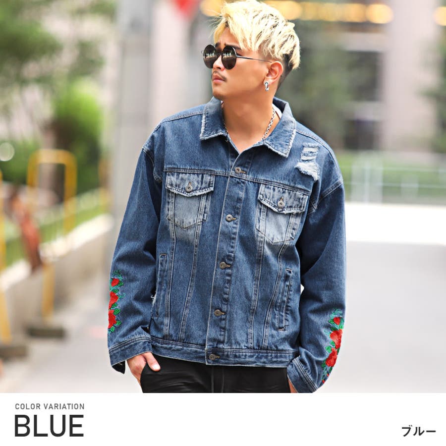 デニムジャケット メンズ Gジャン[品番：LU000010176]｜LUXSTYLE
