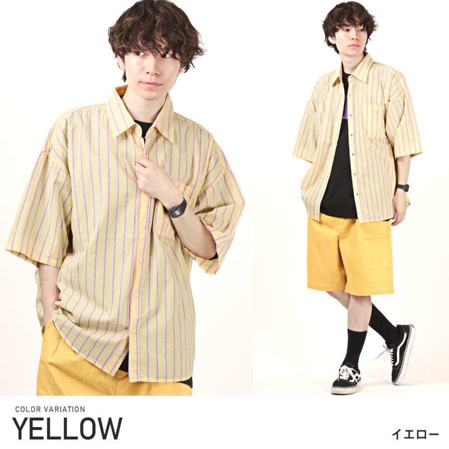 シャツ メンズ 半袖[品番：LU000011835]｜LUXSTYLE（ラグ
