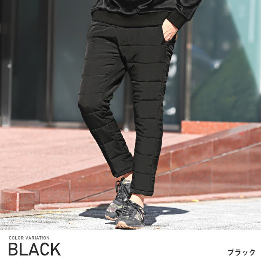 キルティングパンツ メンズ 中綿[品番：LU000012225]｜LUXSTYLE（ラグ