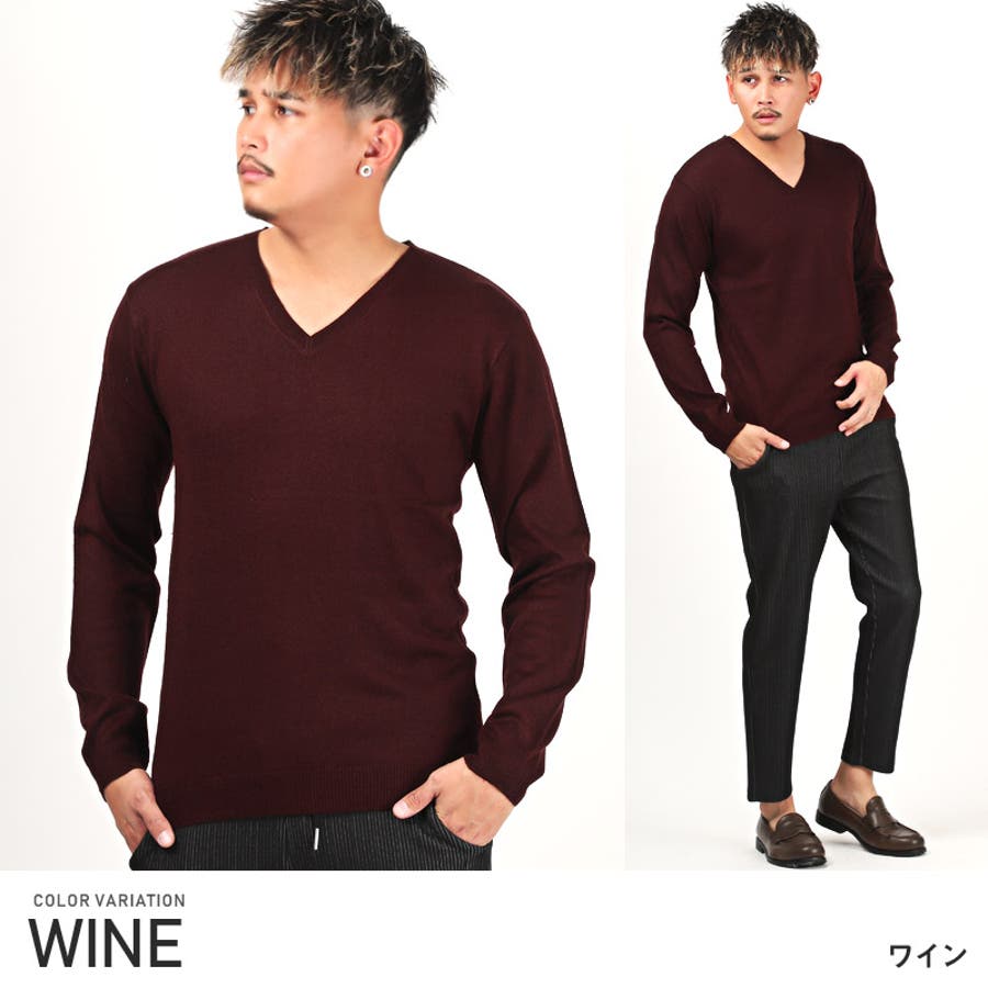 ニット メンズ セーター[品番：LU000012302]｜LUXSTYLE（ラグ